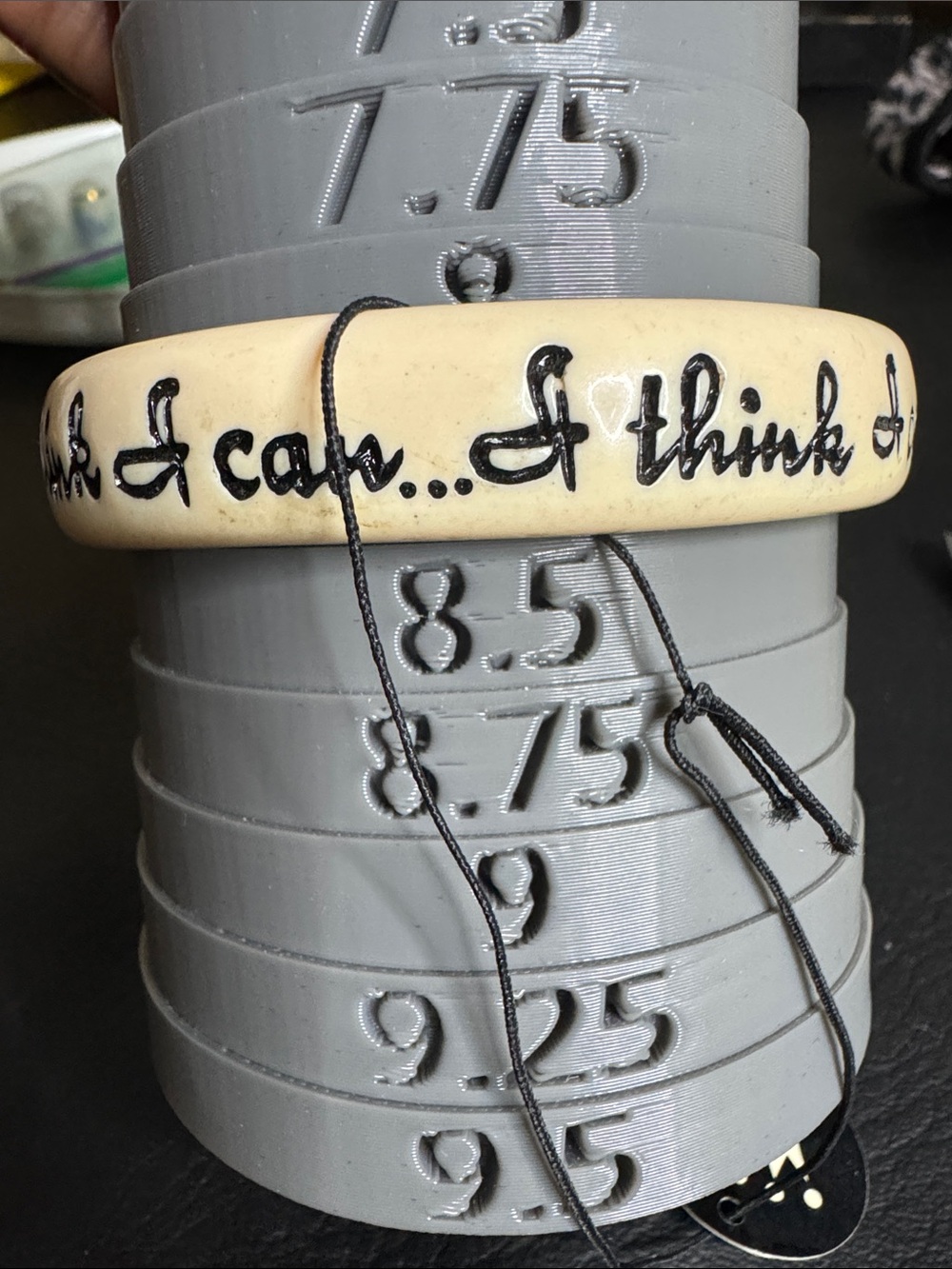 JKC Studio “I think I can..” Bangle - Picture 3 of 12